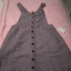 Woven Overall Dress